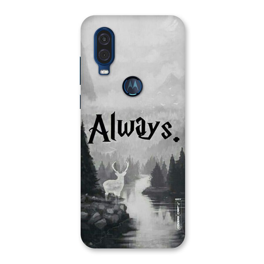 Invisible Deer Back Case for Motorola One Vision
