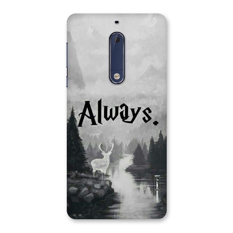 Invisible Deer Back Case for Nokia 5