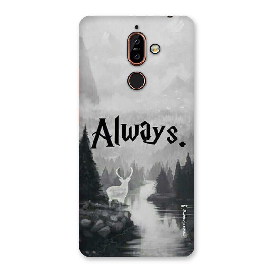 Invisible Deer Back Case for Nokia 7 Plus