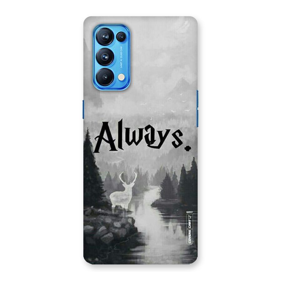 Invisible Deer Back Case for Oppo Reno5 Pro 5G
