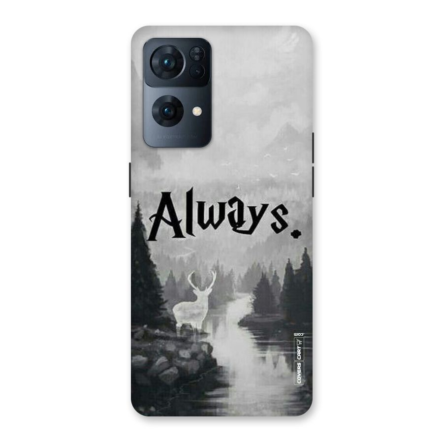 Invisible Deer Back Case for Oppo Reno7 Pro 5G