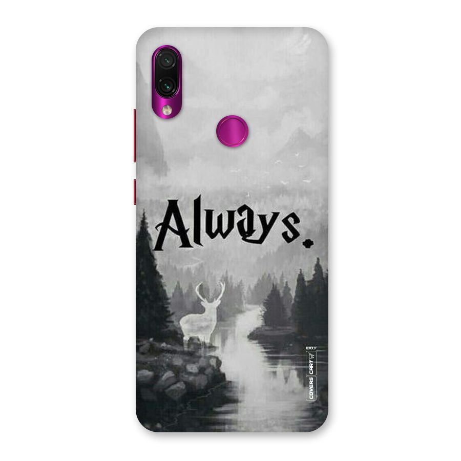 Invisible Deer Back Case for Redmi Note 7 Pro