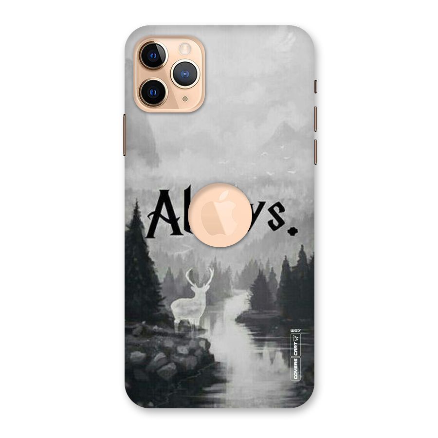 Invisible Deer Back Case for iPhone 11 Pro Max Logo Cut