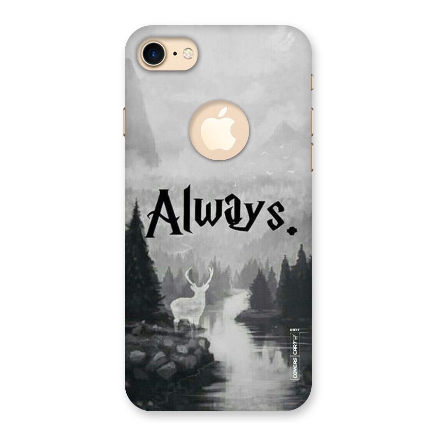 Invisible Deer Back Case for iPhone 7 Logo Cut