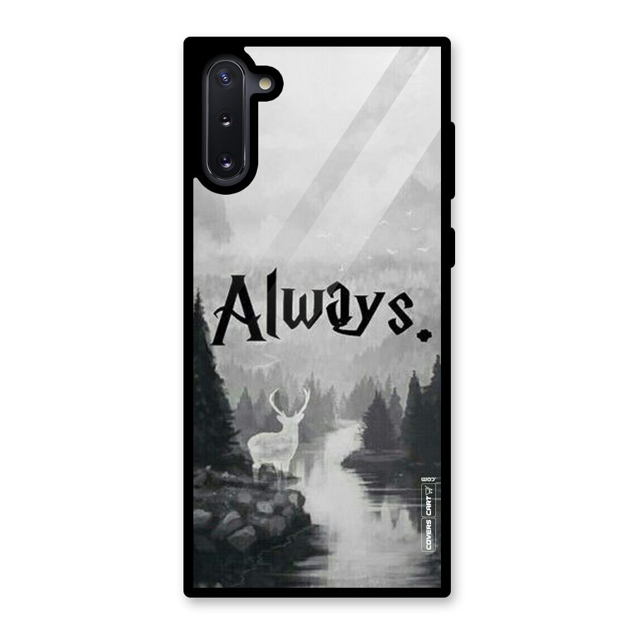 Invisible Deer Glass Back Case for Galaxy Note 10