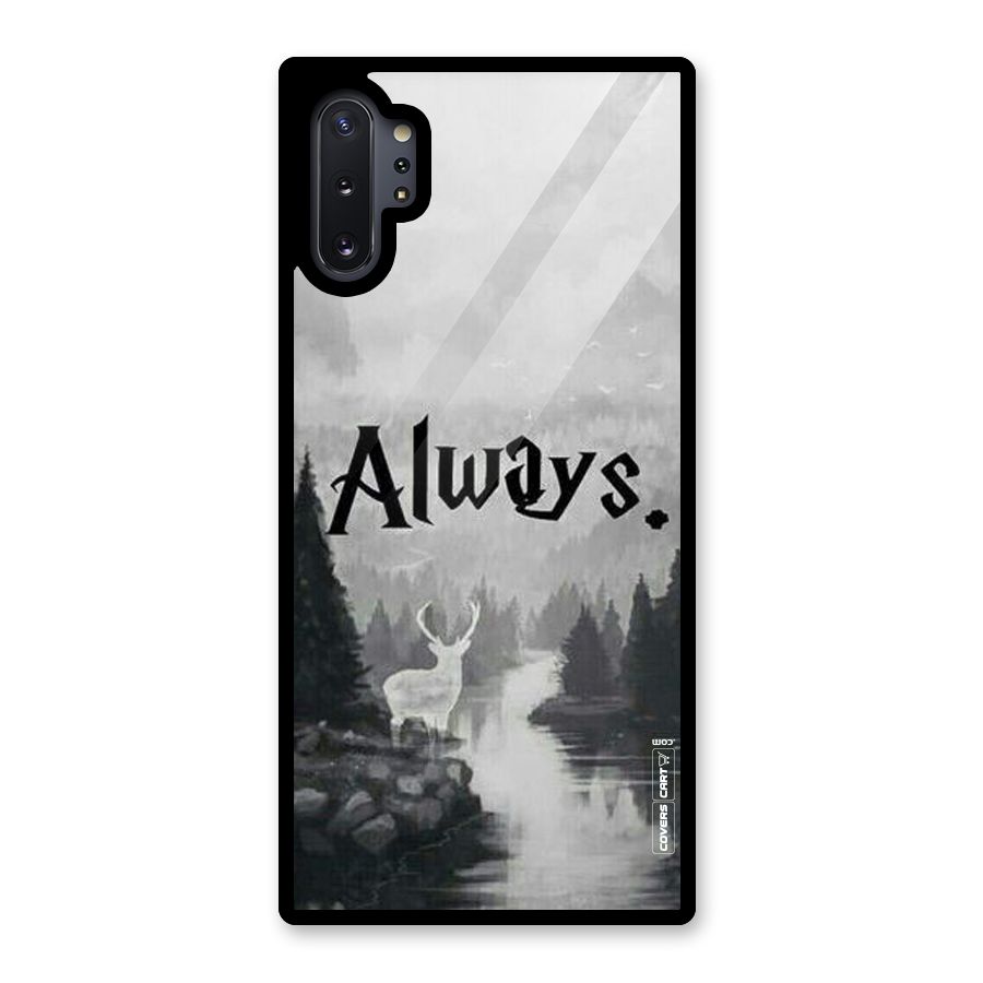 Invisible Deer Glass Back Case for Galaxy Note 10 Plus