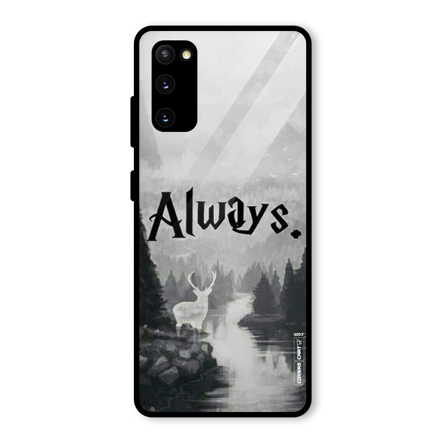 Invisible Deer Glass Back Case for Galaxy S20 FE