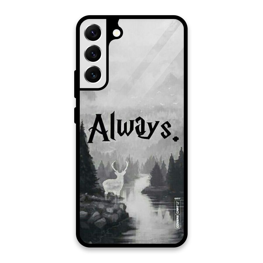 Invisible Deer Glass Back Case for Galaxy S22 Plus 5G