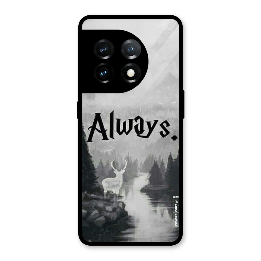 Invisible Deer Glass Back Case for OnePlus 11