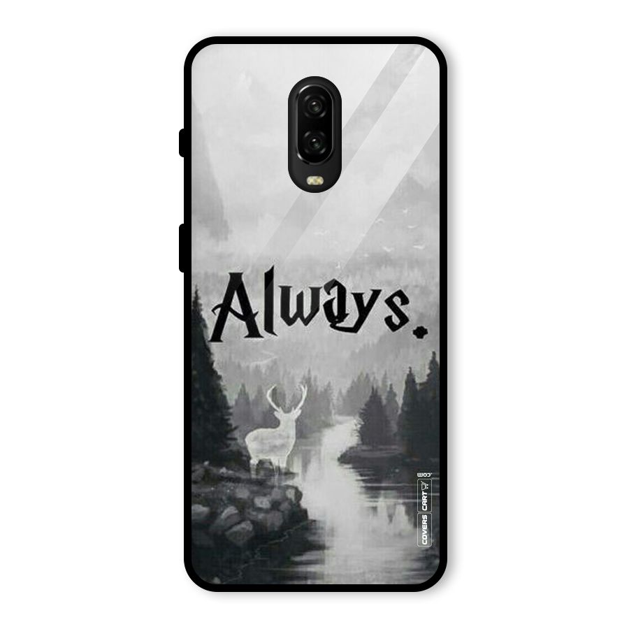 Invisible Deer Glass Back Case for OnePlus 6T
