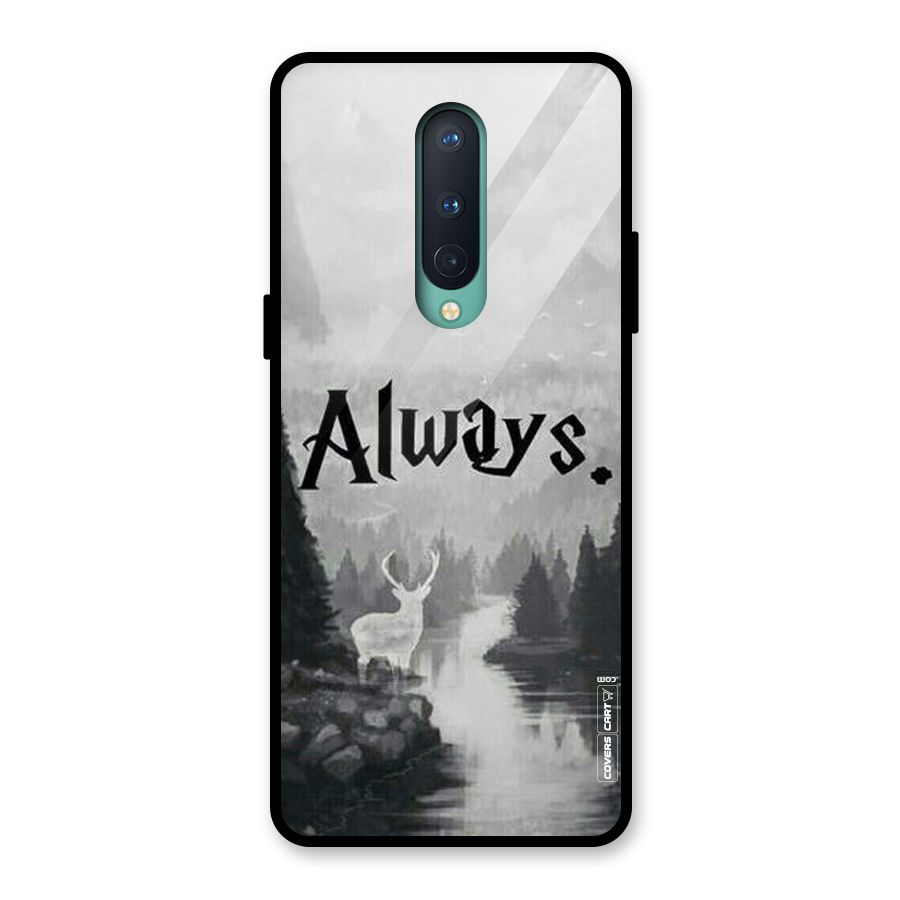 Invisible Deer Glass Back Case for OnePlus 8