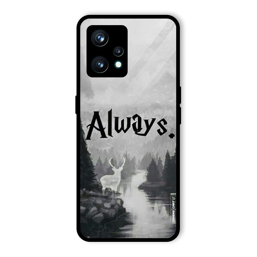 Invisible Deer Glass Back Case for Realme 9 Pro Plus 5G
