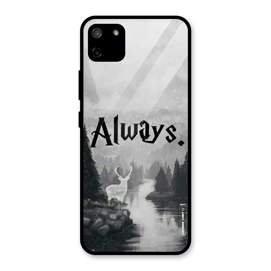 Invisible Deer Glass Back Case for Realme C11