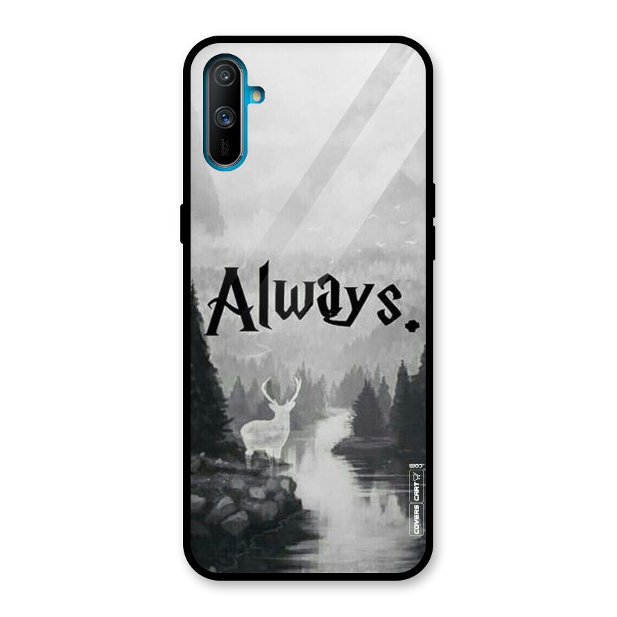 Invisible Deer Glass Back Case for Realme C3