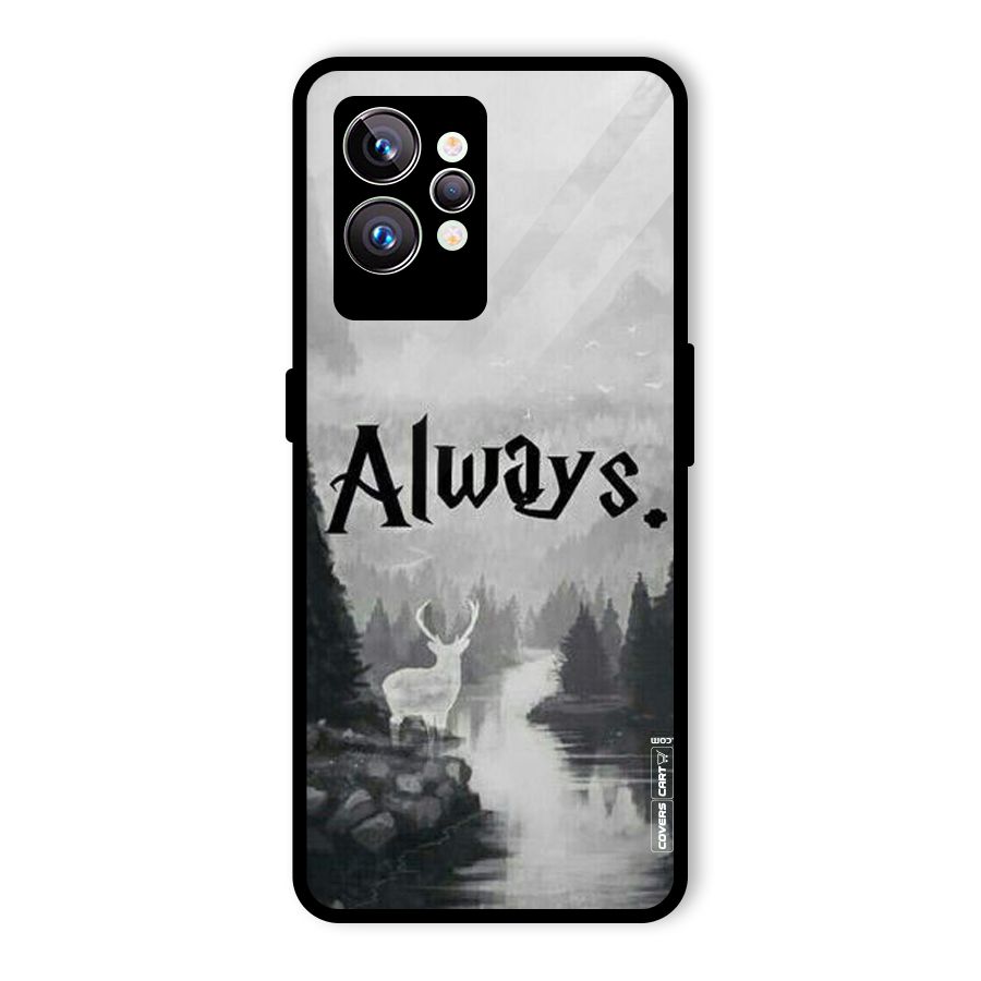 Invisible Deer Glass Back Case for Realme GT2 Pro