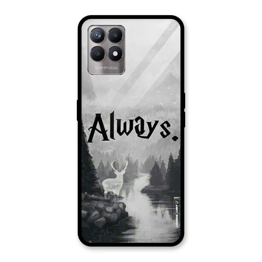 Invisible Deer Glass Back Case for Realme Narzo 50