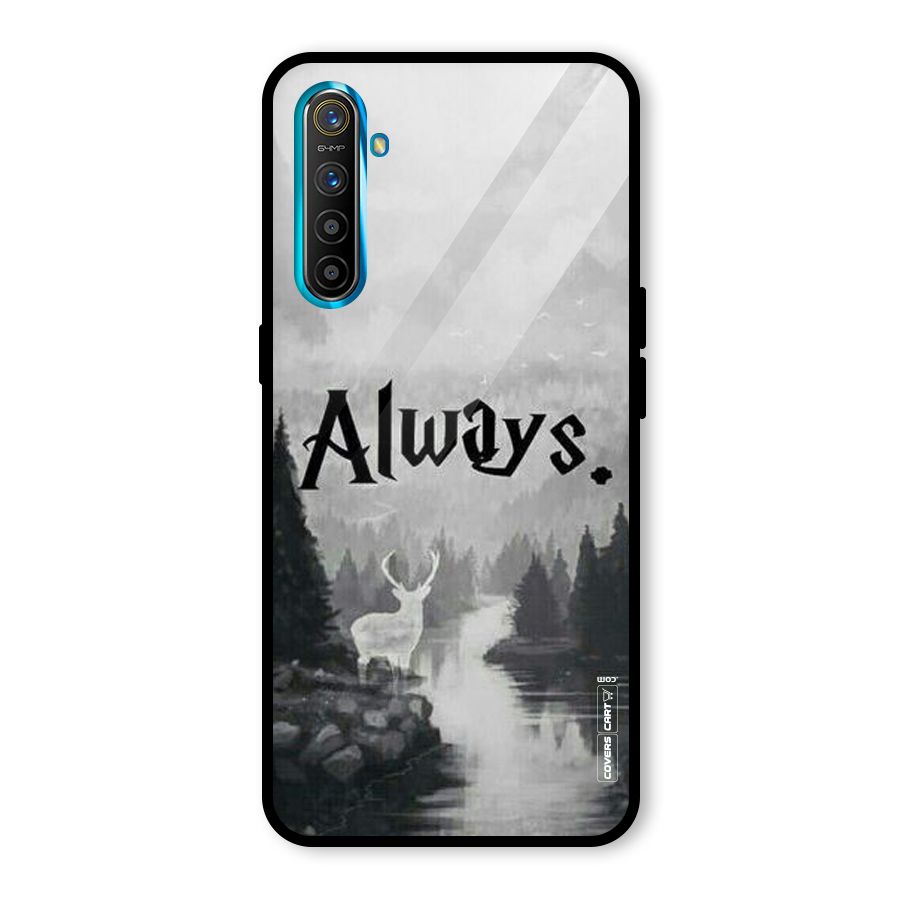 Invisible Deer Glass Back Case for Realme X2