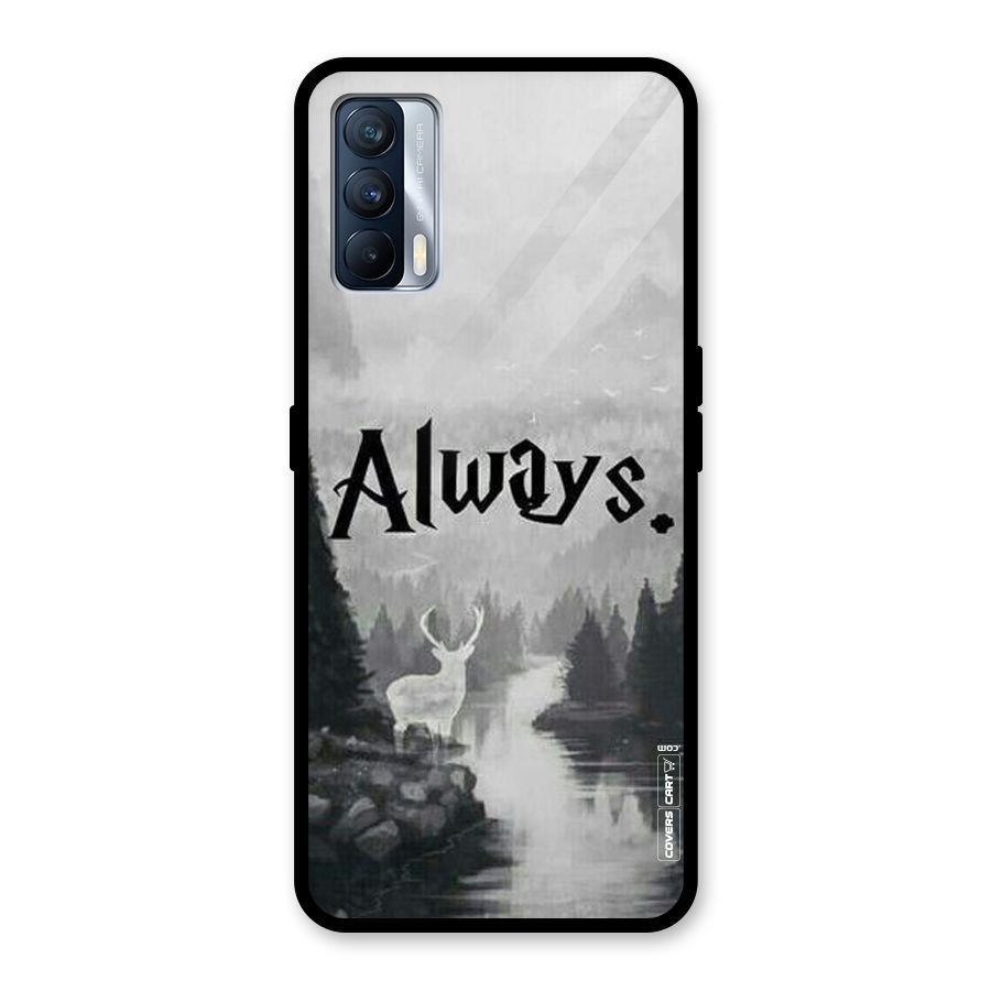 Invisible Deer Glass Back Case for Realme X7