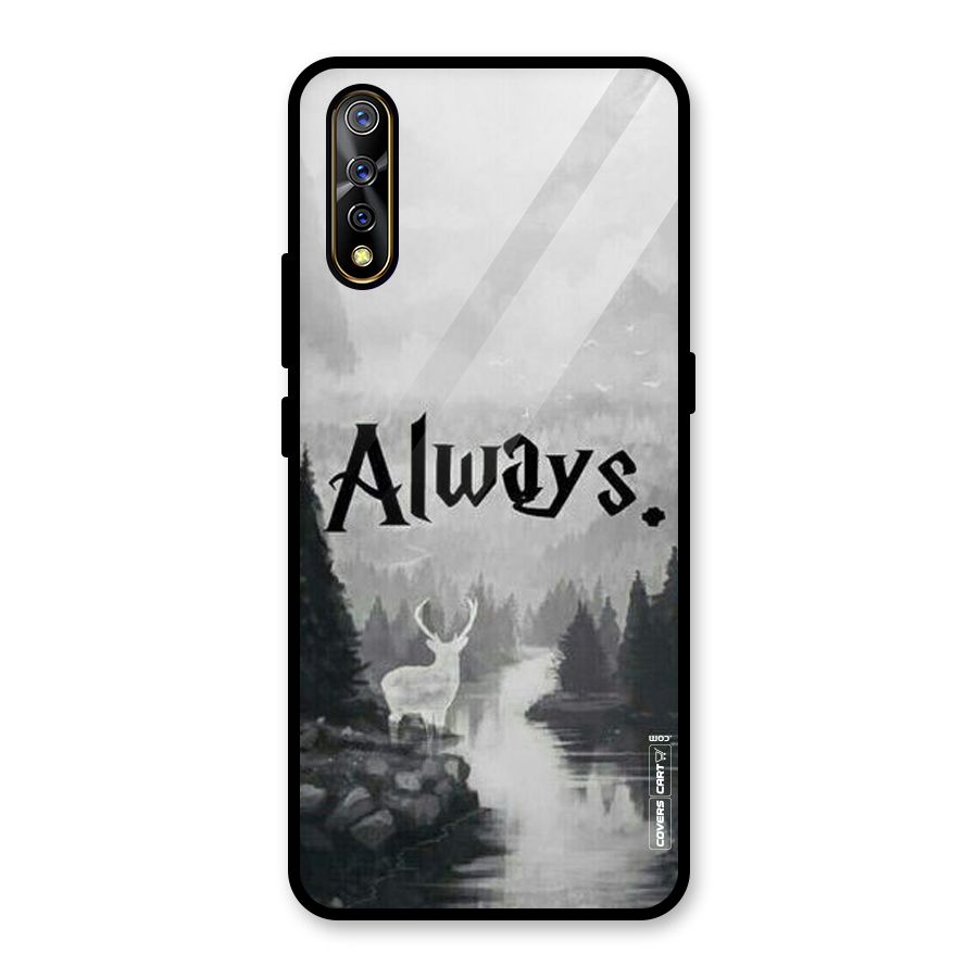 Invisible Deer Glass Back Case for Vivo S1