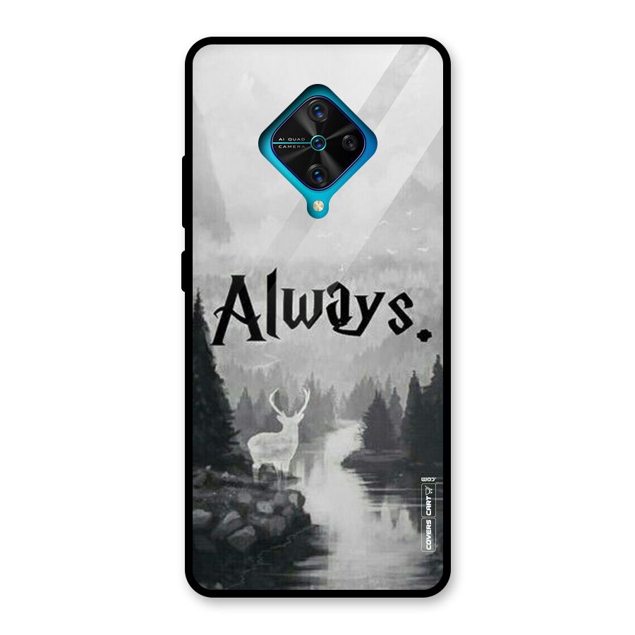 Invisible Deer Glass Back Case for Vivo S1 Pro