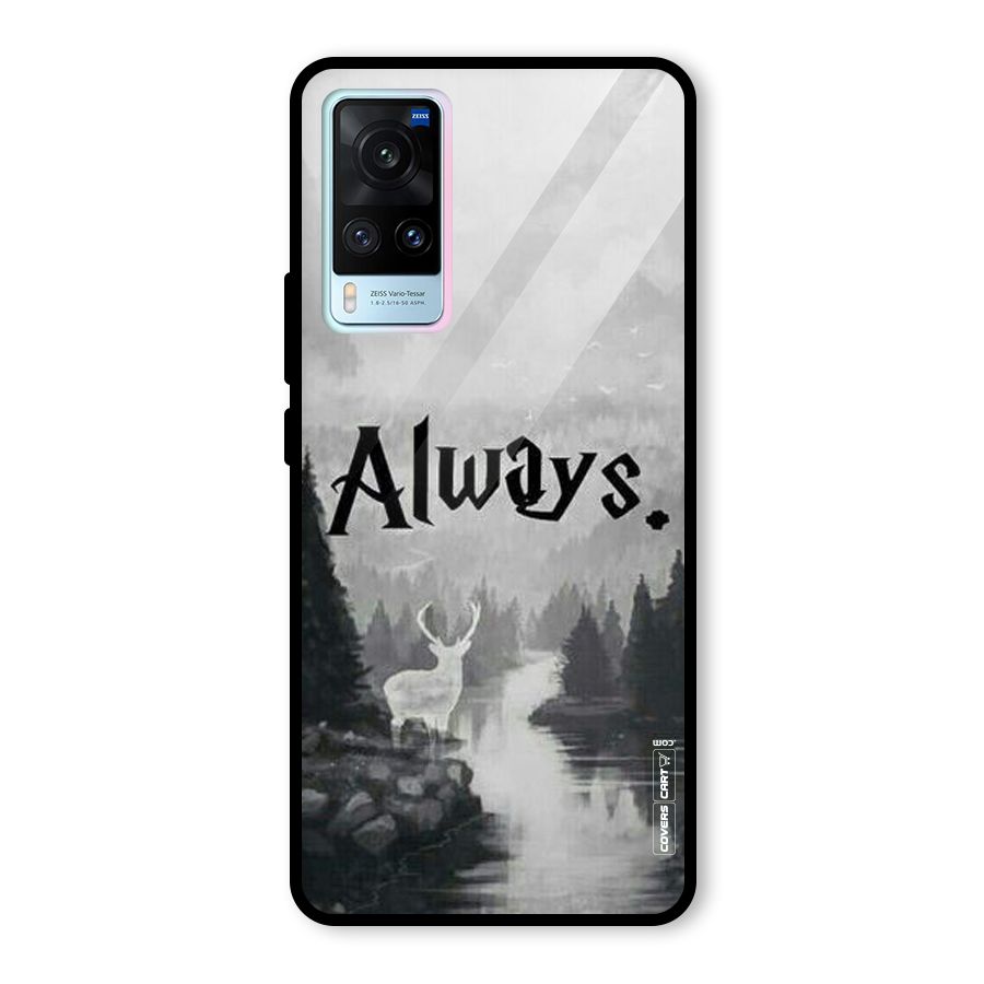 Invisible Deer Glass Back Case for Vivo X60