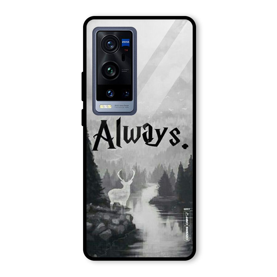 Invisible Deer Glass Back Case for Vivo X60 Pro Plus