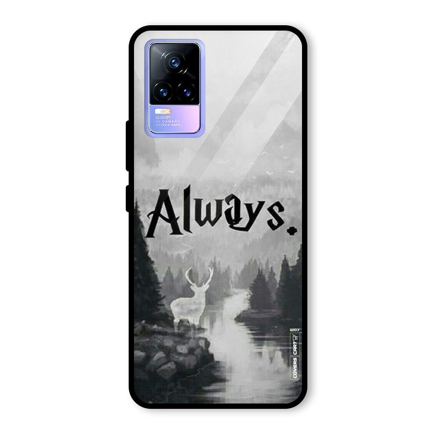 Invisible Deer Glass Back Case for Vivo Y73