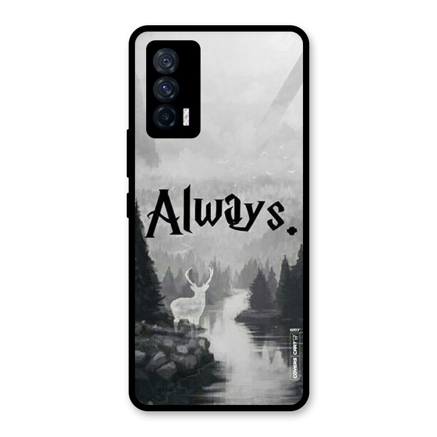Invisible Deer Glass Back Case for Vivo iQOO 7 5G