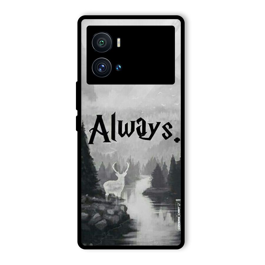 Invisible Deer Glass Back Case for Vivo iQOO 9 Pro