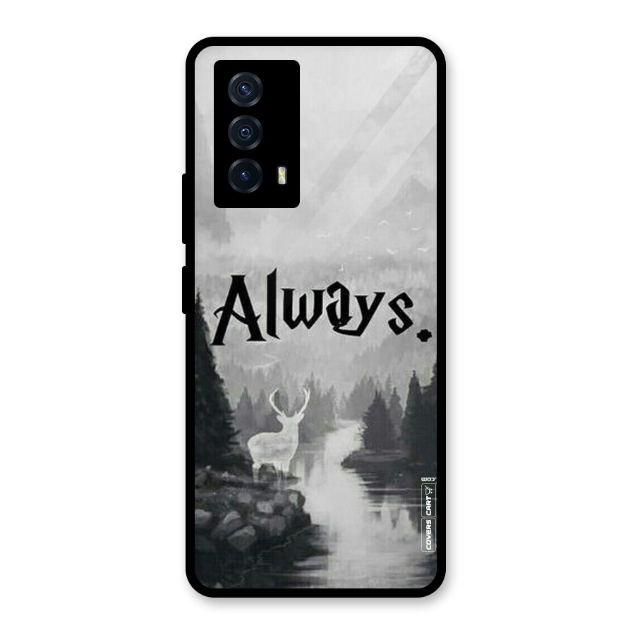 Invisible Deer Glass Back Case for Vivo iQOO Z5