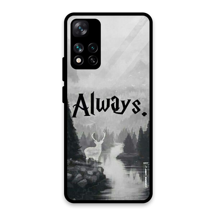 Invisible Deer Glass Back Case for Xiaomi 11i HyperCharge 5G