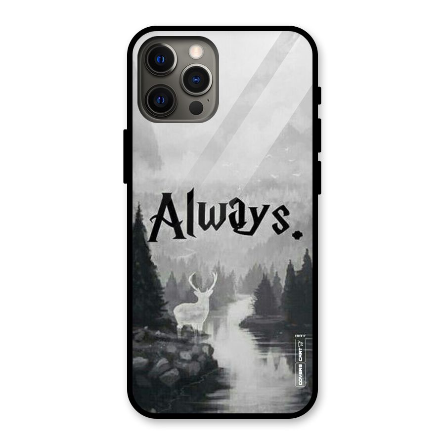 Invisible Deer Glass Back Case for iPhone 12 Pro Max