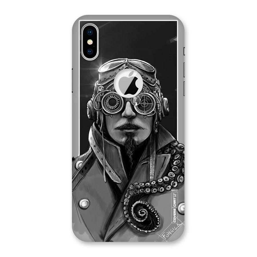 Ismaele Artwork Back Case for iPhone XS Logo Cut
