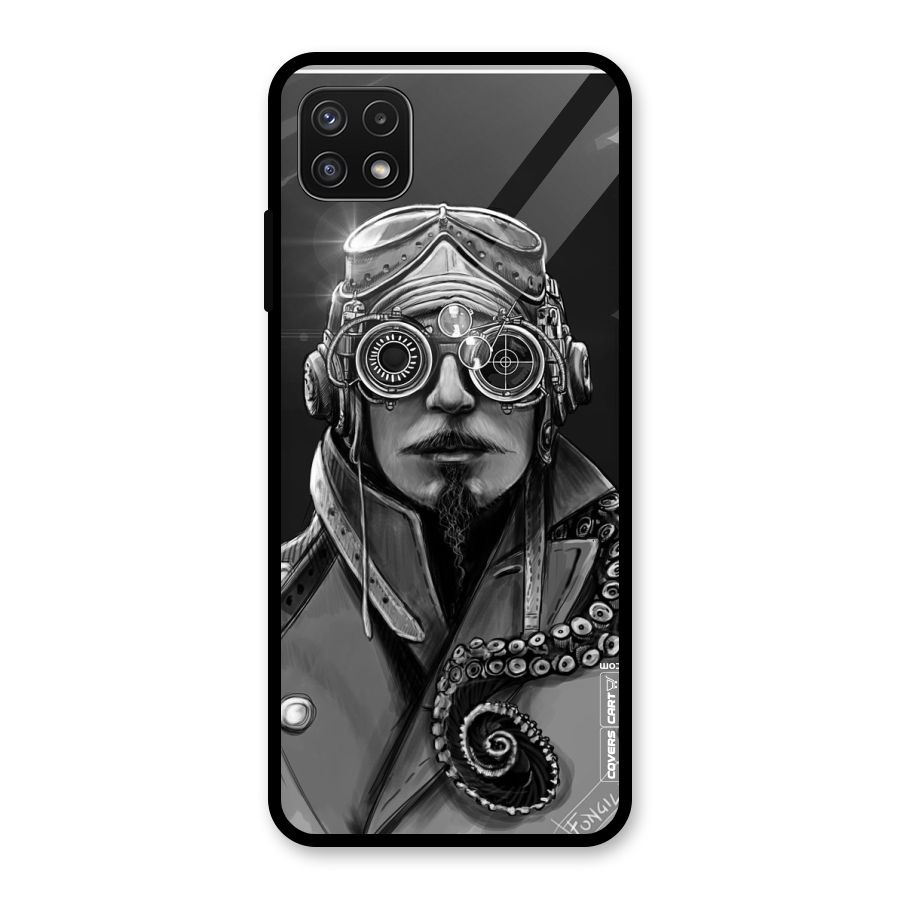Ismaele Artwork Glass Back Case for Galaxy A22 5G