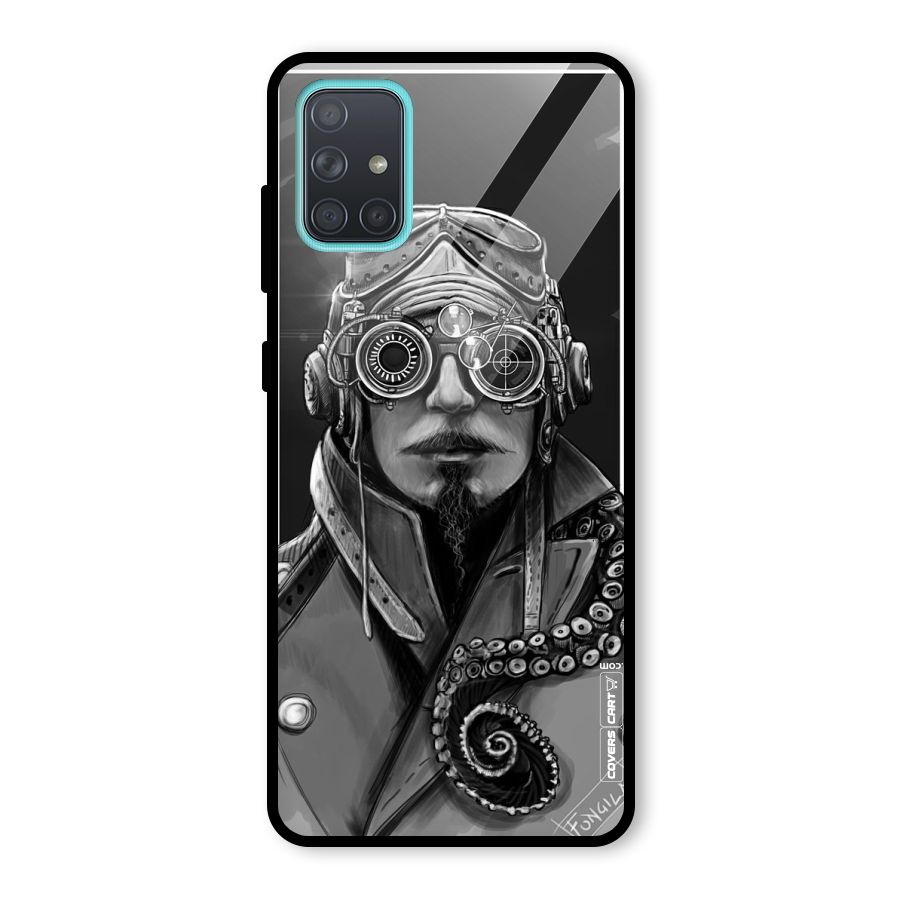 Ismaele Artwork Glass Back Case for Galaxy A71