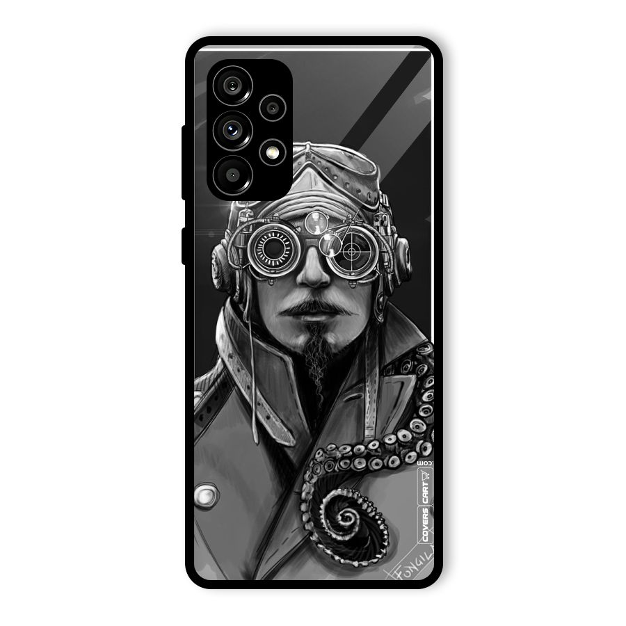 Ismaele Artwork Glass Back Case for Galaxy A73 5G