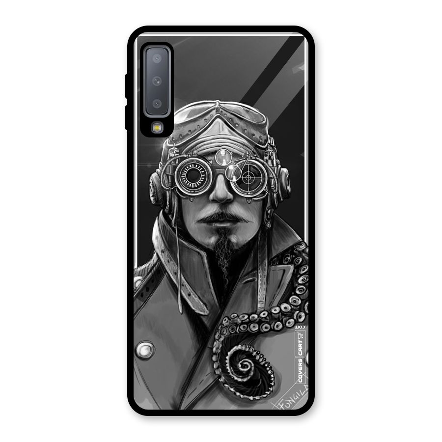 Ismaele Artwork Glass Back Case for Galaxy A7 (2018)