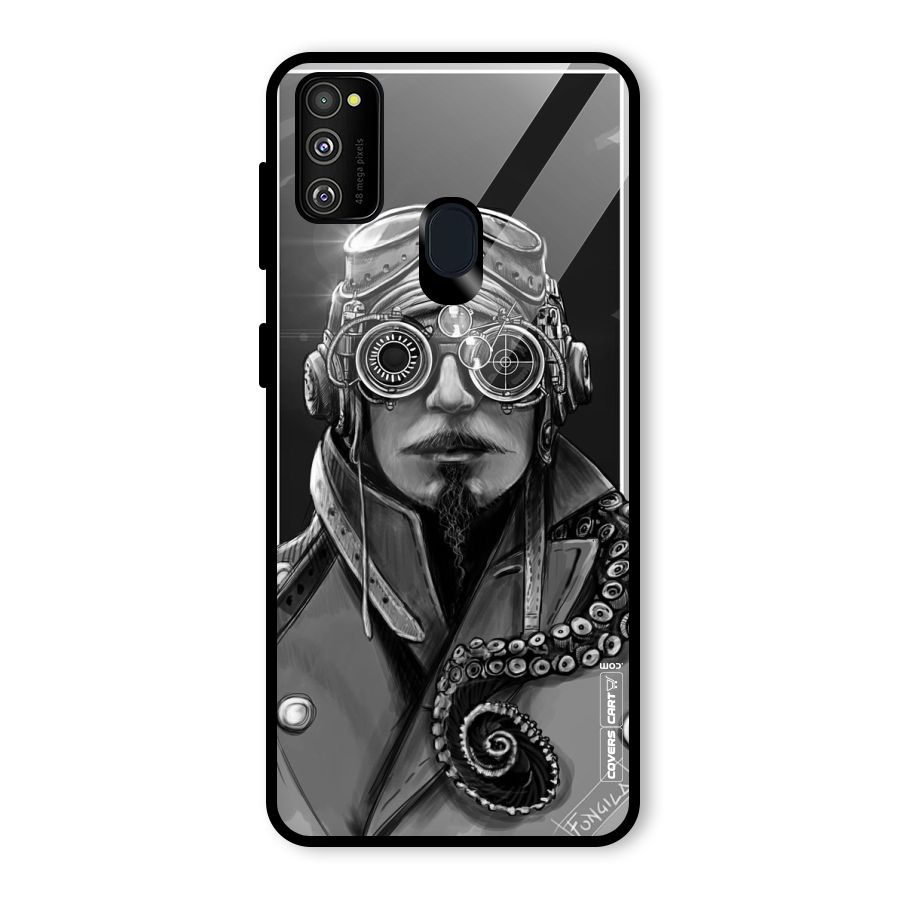 Ismaele Artwork Glass Back Case for Galaxy M30s