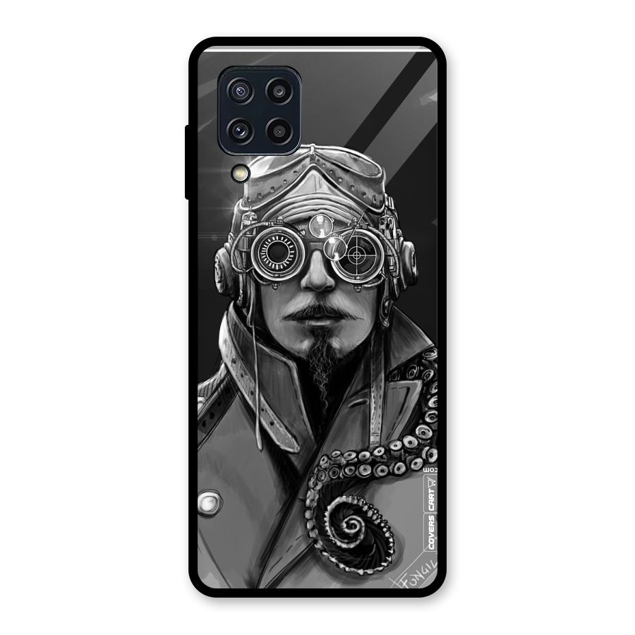 Ismaele Artwork Glass Back Case for Galaxy M32