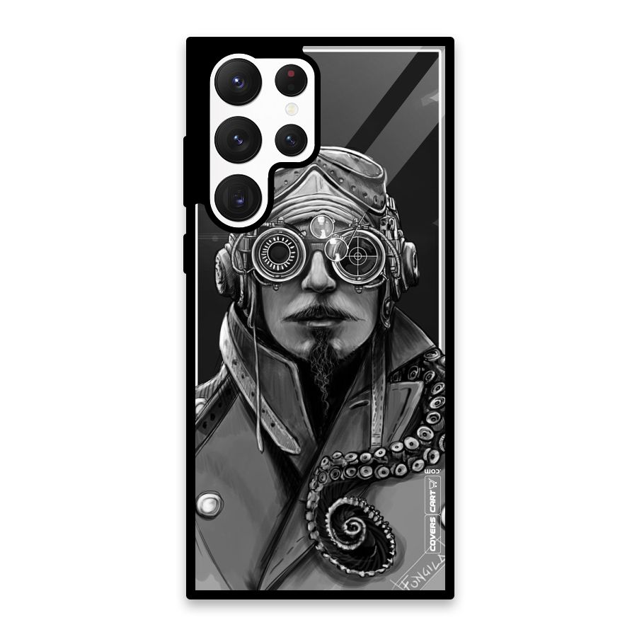 Ismaele Artwork Glass Back Case for Galaxy S22 Ultra 5G