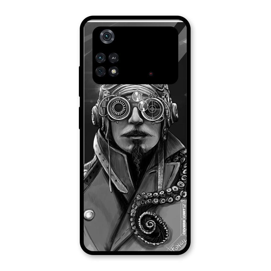 Ismaele Artwork Glass Back Case for Poco M4 Pro 4G
