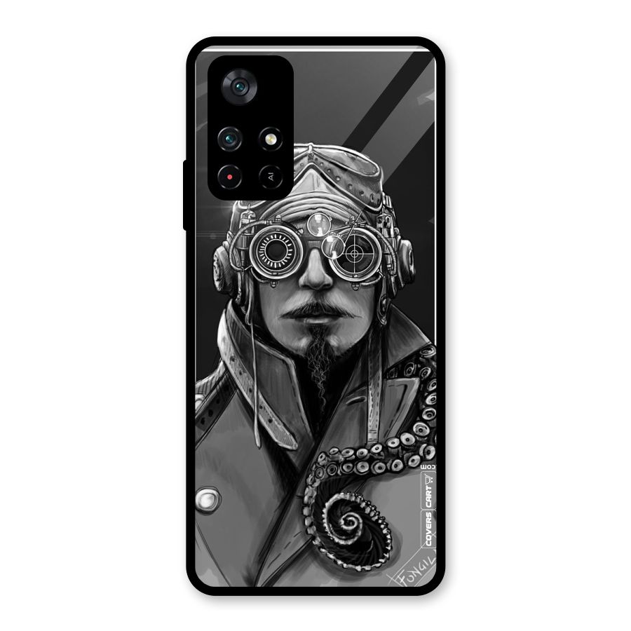 Ismaele Artwork Glass Back Case for Poco M4 Pro 5G