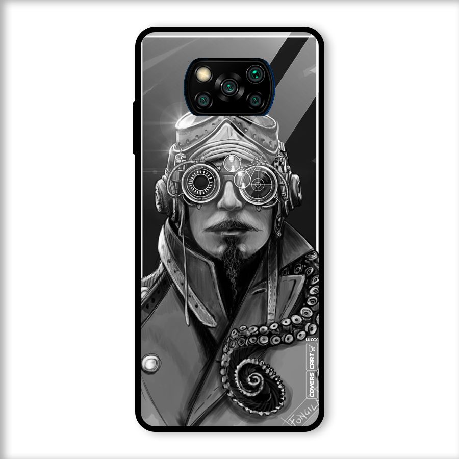 Ismaele Artwork Glass Back Case for Poco X3