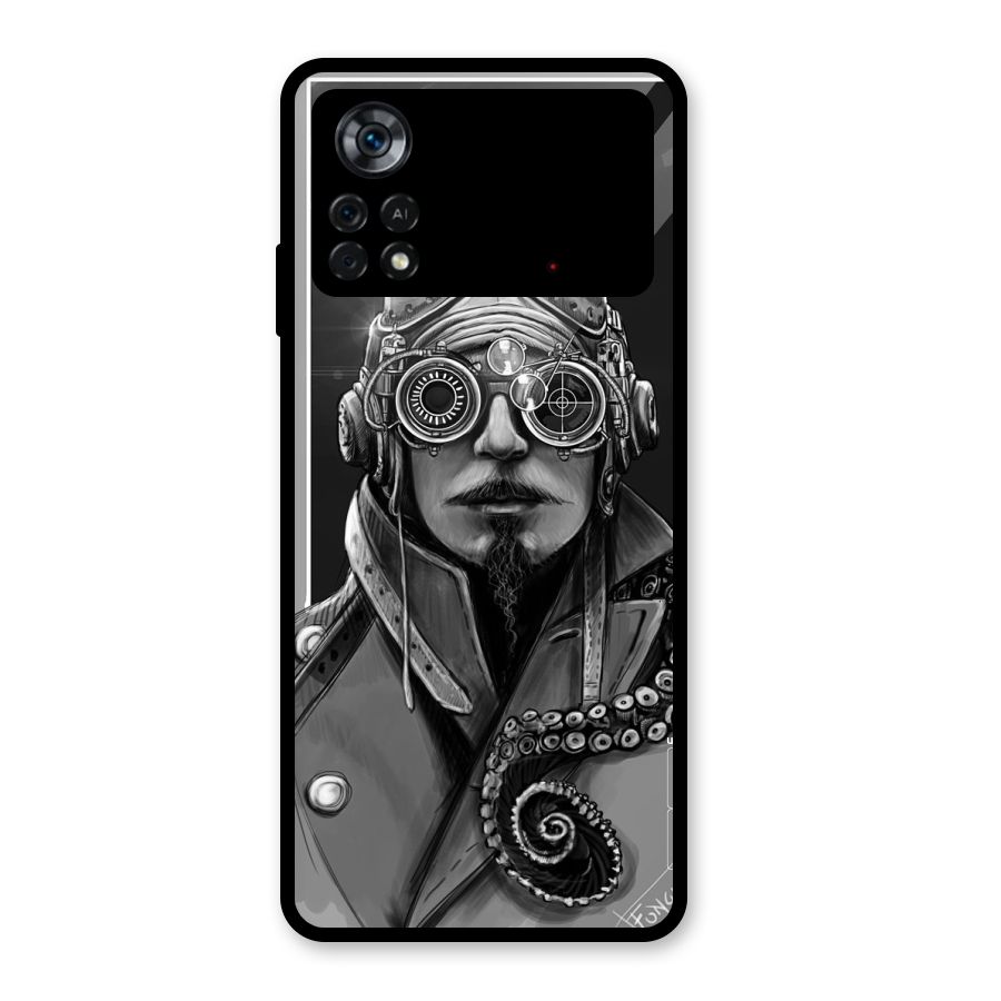 Ismaele Artwork Glass Back Case for Poco X4 Pro 5G