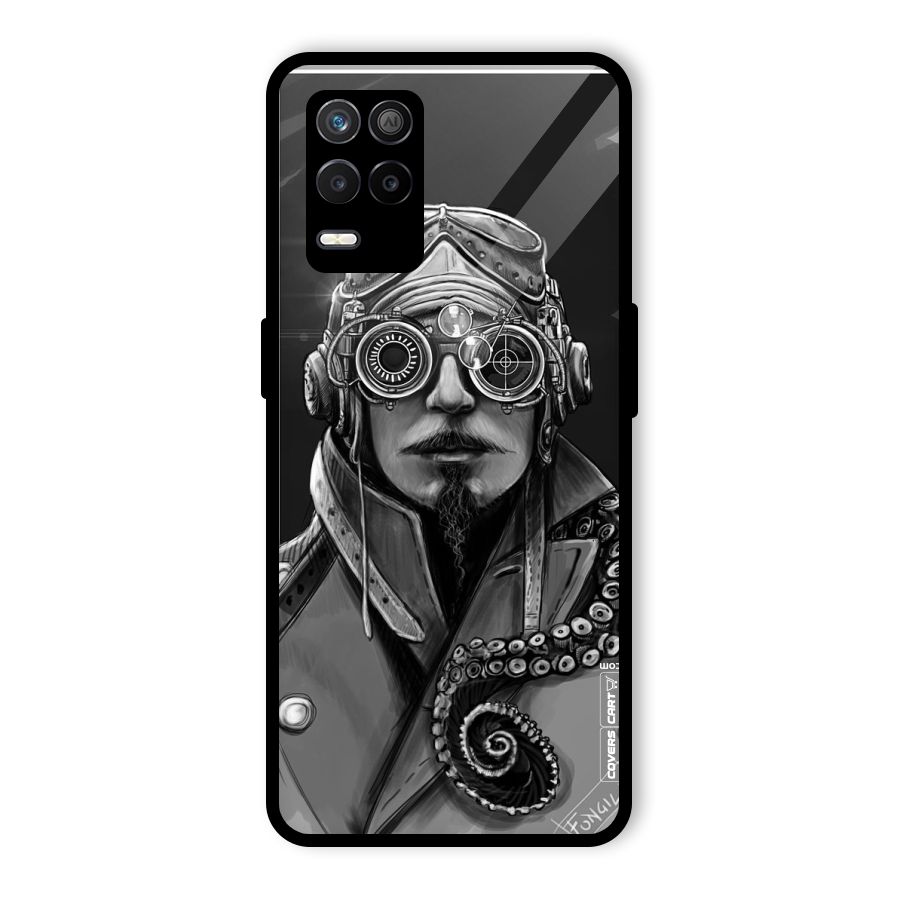 Ismaele Artwork Glass Back Case for Realme 8 5G