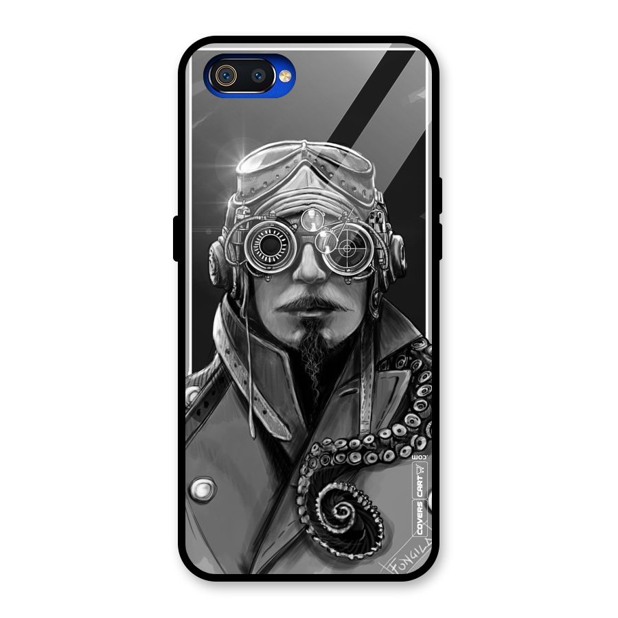 Ismaele Artwork Glass Back Case for Realme C2