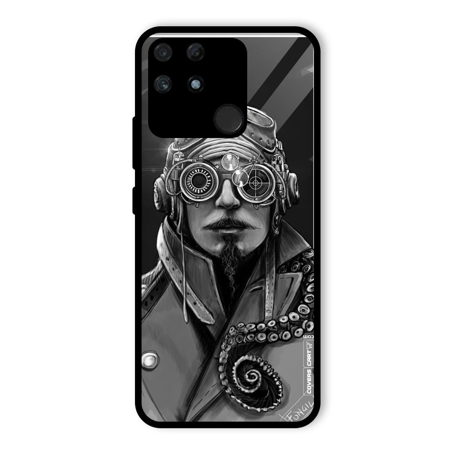 Ismaele Artwork Glass Back Case for Realme Narzo 50A