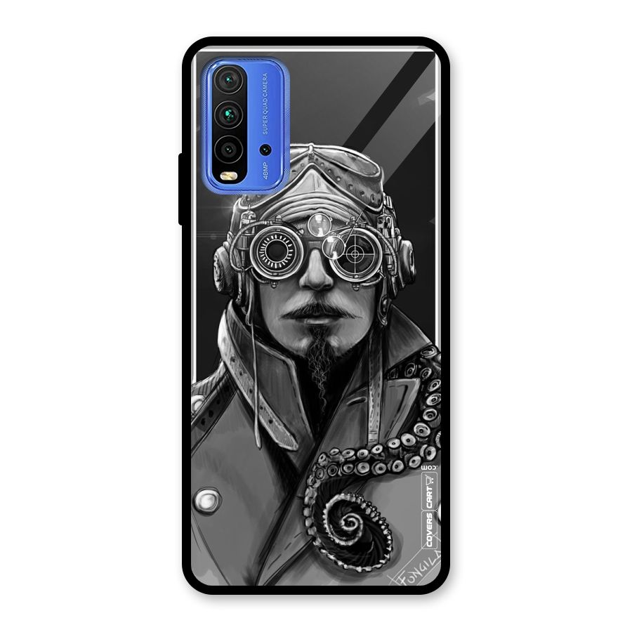 Ismaele Artwork Glass Back Case for Redmi 9 Power