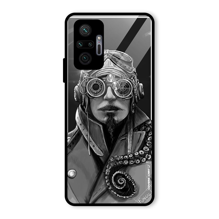 Ismaele Artwork Glass Back Case for Redmi Note 10 Pro