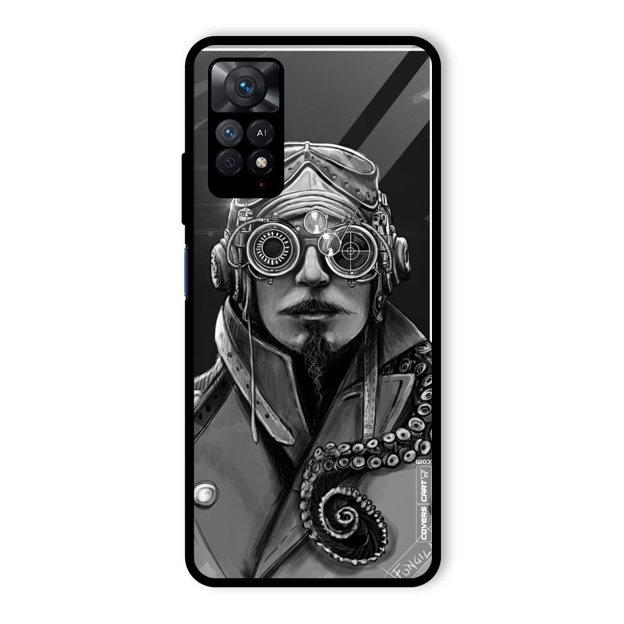 Ismaele Artwork Glass Back Case for Redmi Note 11 Pro